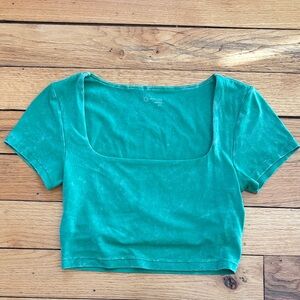 Offline by Aerie Stylish Green Crop Top